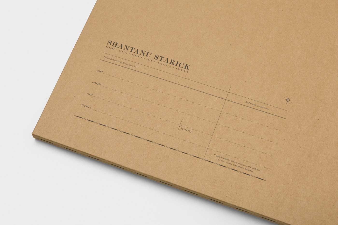 Custom packaging for Shantanu Starick on Buffalo Board 3