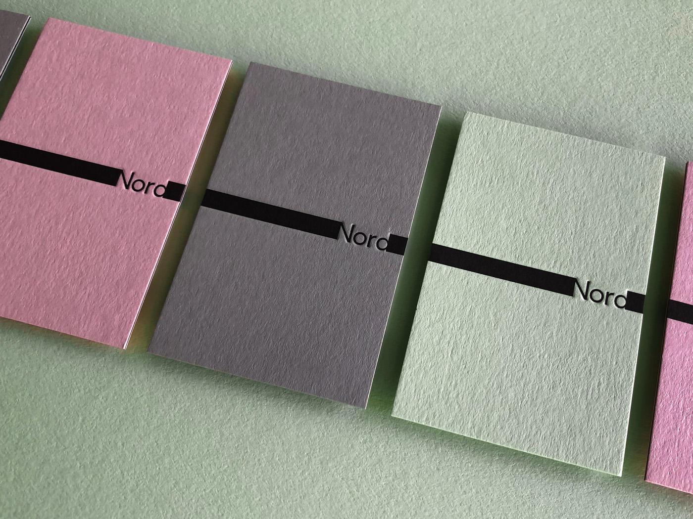 Letterpress Business Cards for Nord on Colorplan 1