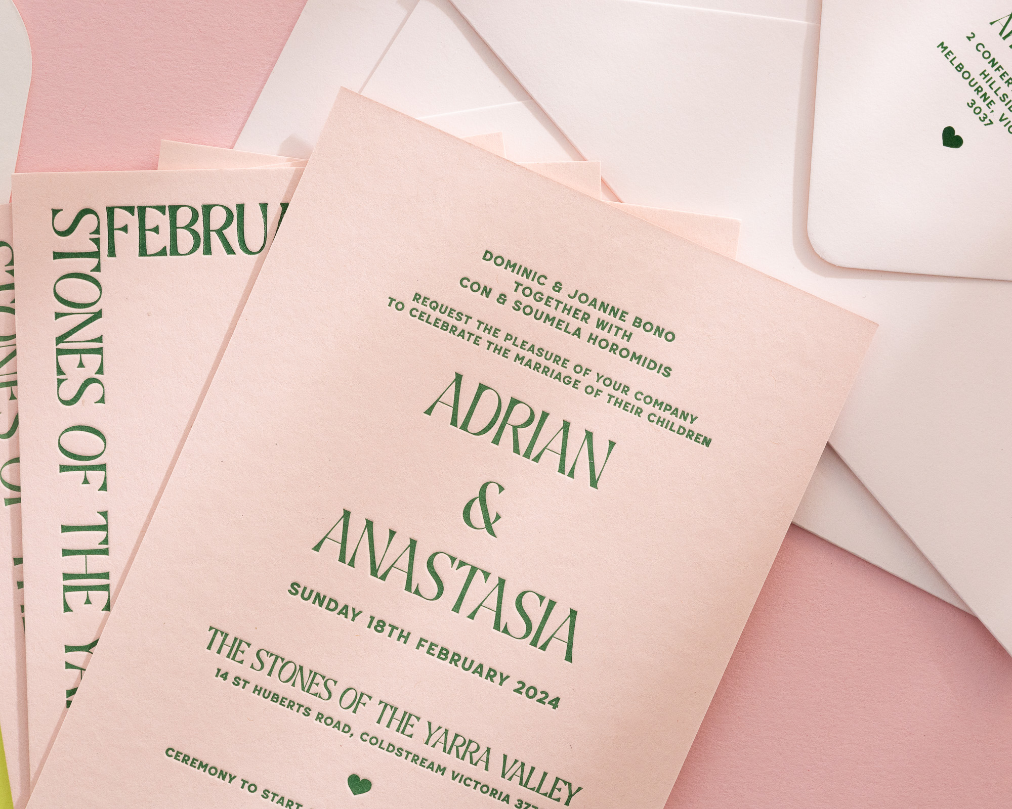Adrian And Anastasia Letterpress Invitations 5